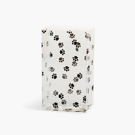 Nashville Wraps Paw Print Cello Bags, 4x2x9, 100PK C2BPAW