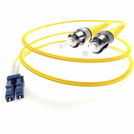 Unc Group Fiber Optic Patch Cable, Lc-St, 9 125 Singlemode Duplex, Yellow, 15M FJ9LCST-15M