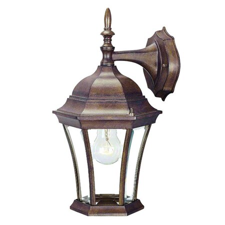 Homeroots Dark Brown Hanging Carousel Lantern Wall Light 398569