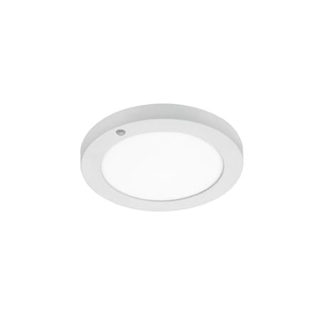 Afx Iris, LED Flush Mount with PIR Sensor, 9"Dia., White IRIF09LAJMVWH