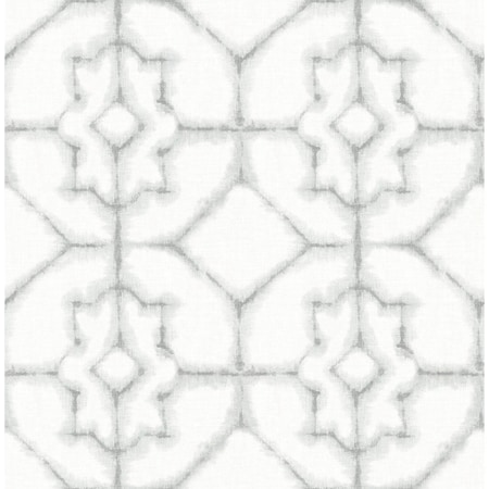 A-Street Prints Verandah Grey Shibori Wallpaper 2902-25528