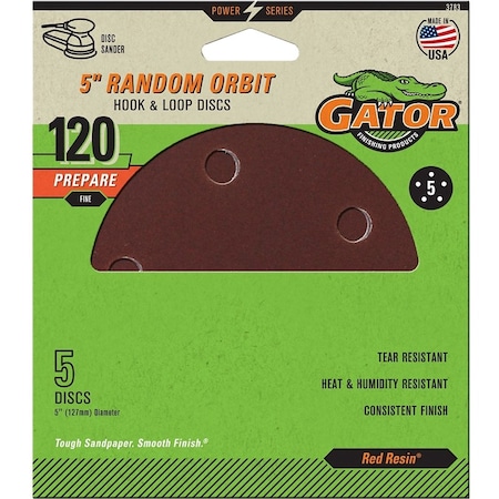 Ali GATOR 5 5-HOLE HLOOP 120, 5PK 3783