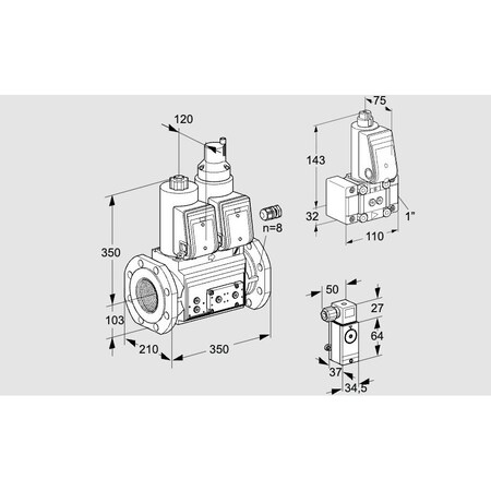 Honeywell Kromschroder VCS8100F05NLWR3E/P3PP/PPZ- KS88204984