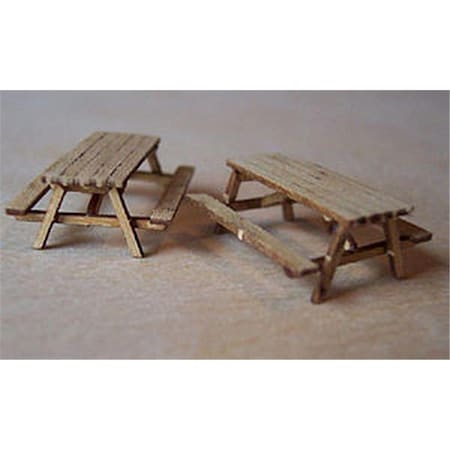 Osborn Model Kits N Scale Picnic Table, 6PK OMK3034