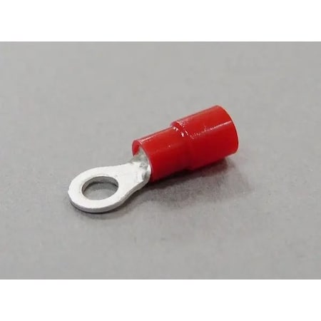 Nichifu Eco-Friendly Polycarbonate Insulated Ring Terminal, 22-16 AWG, #6 Stud TMEX 1.25-3.5-RED