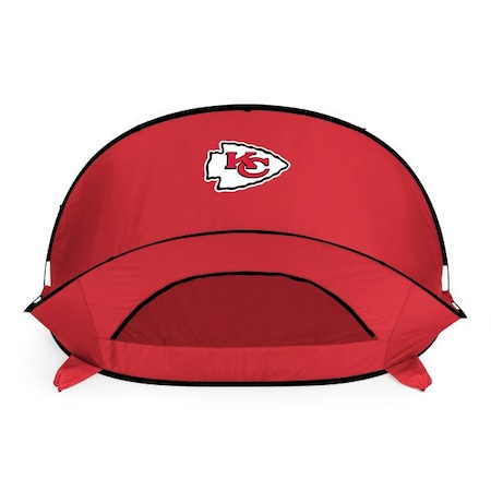 Picnic Time Family Of Brands Kansas City Chiefs - Manta Portable Beach Tent, (Red) 113-00-100-164-2