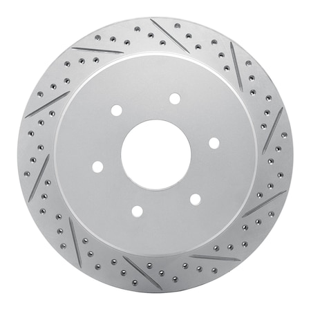 Dynamic Friction Co DFC Geoperformance Rotor - Drilled and Slotted 830-67110R
