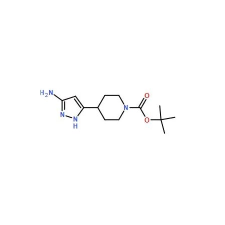 Ak Scientific 4-(5-Amino-1H-pyrazol-3-yl)-piperidine-1-carboxylic acid tert-butyl ester (250mg), CAS 1169563-99-8 Y7162-250mg