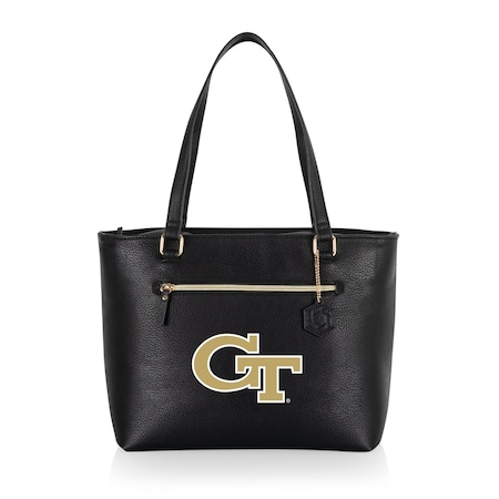 Picnic Time Family Of Brands NCAA Georgia Tech Yellow Jackets Uptown Cooler Tote Bag - Insulated Lunch Bag 743-01-179-194-0