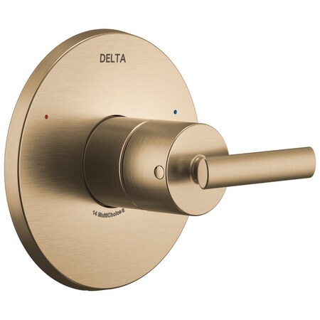 Delta Altado Monitor 14 Series Valve Only Trim In Champagne Bronze T14042-CZ