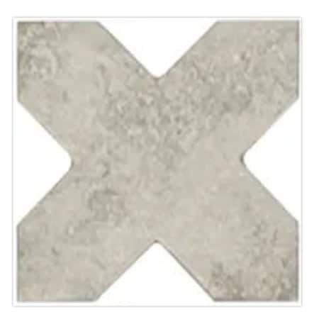 Apollo Tile Terralis 6 x 6 in. Matte Soft Beige Porcelain Cross Wall and Floor Tile 6.35 sq ft/case, 24PK UMB88PETCRSA