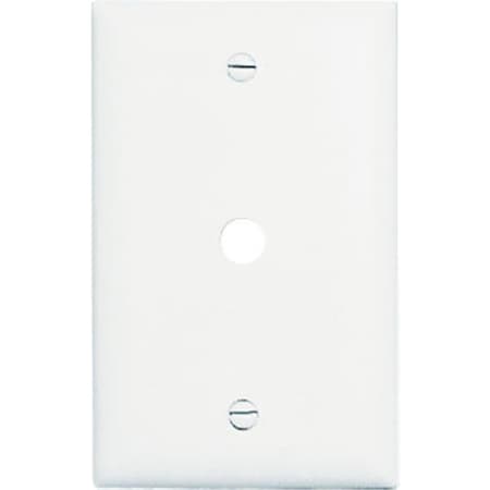 Nextgen TP11WCC15 1 Gang Telephone Hole Opening Nylon Wall Plate, White NE569192