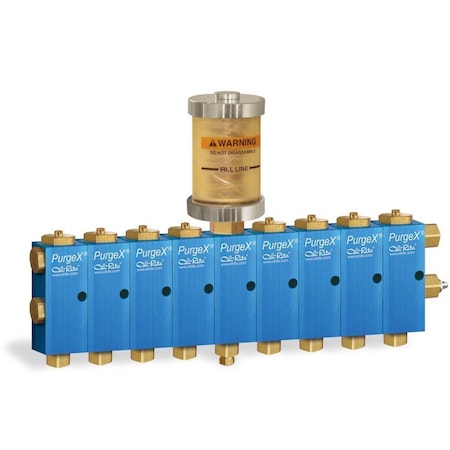 Oil-Rite PurgeX for Grease Dispensing - Integral Reservoir - Air Operated - 8 B3325-408