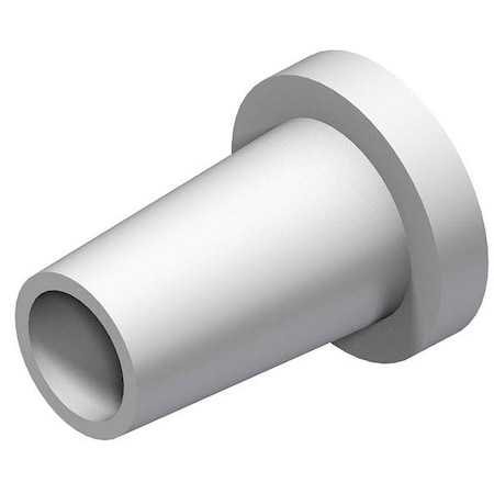 Jaco Plastic Tube Insert, 9/16"L, White, PK5 P-P-8