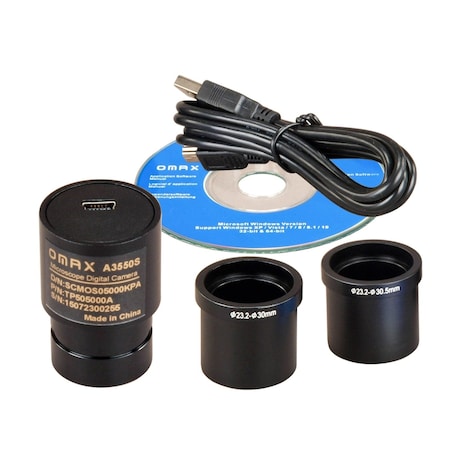 Amscope OMAX 5MP USB 2.0 Digital Eyepiece Camera for Microscopes A3550S-MK2