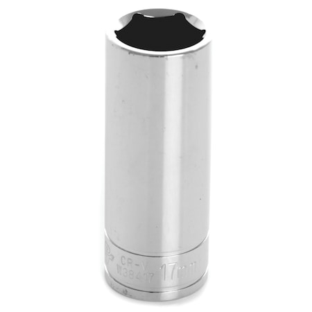 Performance Tool 3/8 In Dr. Deep Socket 17Mm Socket Dp 17Mm, W38417 W38417