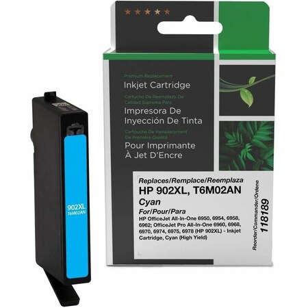 Clover Imaging Group Imaging Remanufactured High Yield Cyan Ink Cartridge 118189