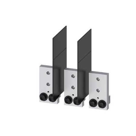 Siemens bus connector extended front mounted 3 units short accessory for: 3VA15 3VA9603-0QB02