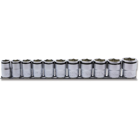 Ko-Ken Usa 1/2 Sq. Dr. Nut Grip Socket Set, - 11 Pieces. 14-24Mm - RS4450M/11