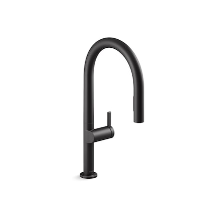Kohler Components Touchless pull-down kitchen sink faucet with two-function sprayhead 28270-RT2-BL