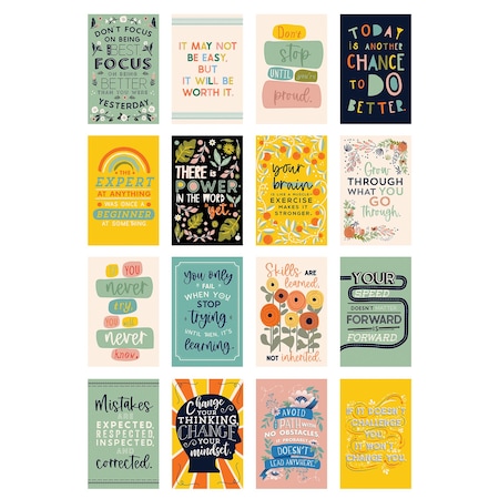Carson Dellosa Motivational Posters Poster Set, 16-Piece Set, 11'' x 17'' 106075