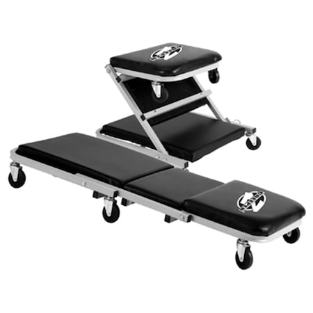 Pro-Lift C-2036D 38 x 19.5 in. Compact Foldable Z-Creeper Seat 151756