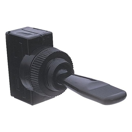 Calterm Toggle Switch, 20 A, 12 VDC, Blade Terminal, Black 40120