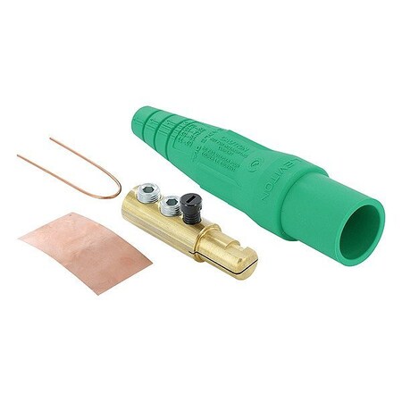 Leviton Single Pole Inline, 300 A, Male, Green 16D22-UG