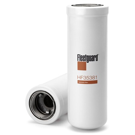 Fleetguard Hydraulic Filter, 9.5 in, Spin-On HF35381