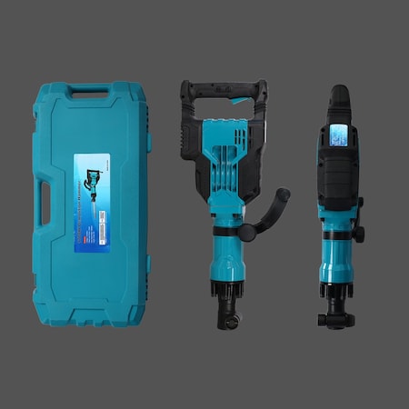 Edendirect 16 Amp 30 lbs. Demolition Jack Hammer, 1-1/8 Inch SDS-Hex, Heavy Duty Concrete Pavement Breaker Kit IR-W46536682