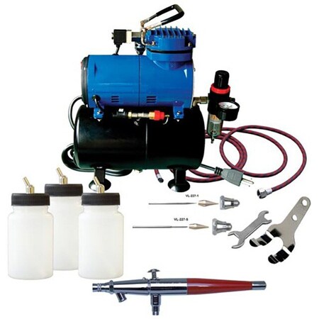 Paasche Airbrush Package VL-3AS, D3000R, AC-7 & 3 BA-60-3P VL-300R