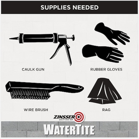 Zinsser WaterTite 10.1 Oz. Polyurethane Sealant for Concrete and Masonry Gray 5091