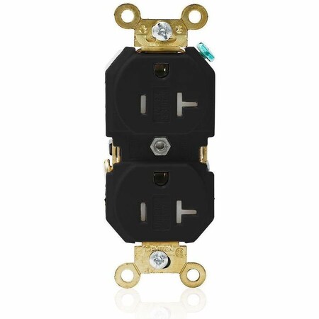 Leviton Industrial Series Extra Heavy Duty Grade, Tamper Resistant Duplex Receptacle, 20 Amp, 125 Volt 5362-SGE