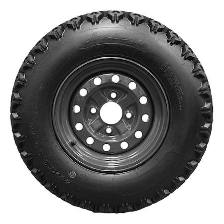 Antego 25x10.00-12 Tire with 4 Hole Wheel for Kubota RTVs 900, 1100, 1140 UTVs - 6 Ply Set of 1 A1285182016450625100012