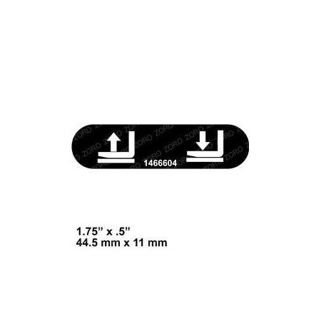 Yale REPLACEMENT DECAL, RH SWITCH 580012967