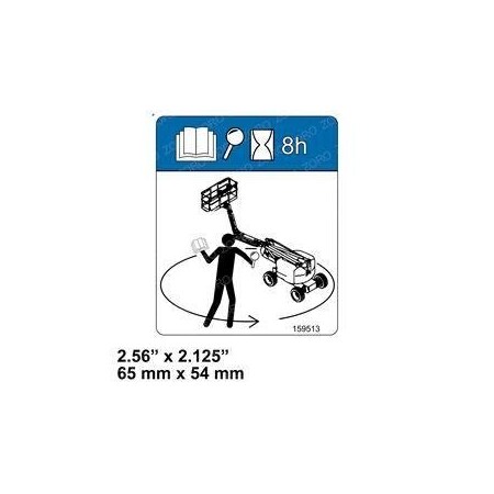 Skyjack REPLACEMENT LABEL- VL- DAILY MAINTENANCE C 159513