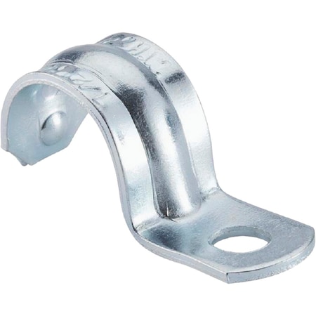 Halex 3/4'' Click-On EMT 1-Hole Conduit Strap, 4PK 96152