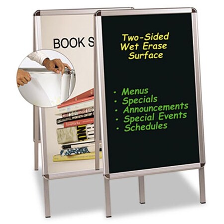 Mastervision Wet Erase Board 27x34 Black Aluminum Frame DKT30505072