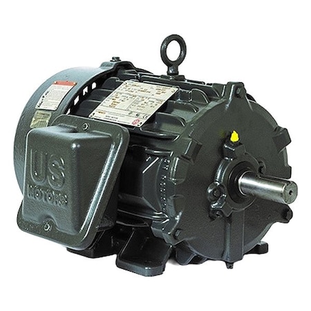U.S. Motors Three-Phase Motor, 5 HP, 184T Frame, 200V, 208V, 230V, 400V, 460V Voltage, 3,525 Nameplate RPM JF61
