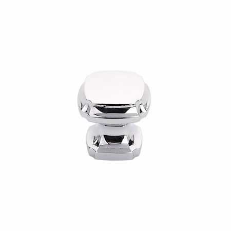 Schaub 1-3/8in Empire Square Cabinet Knob Polished Chrome Finish 882-26