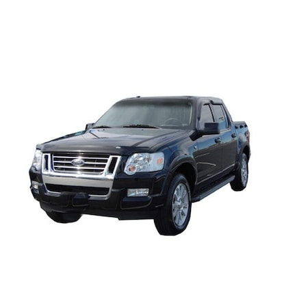 Ventshade Rainguards, Aerodynamic Design, Tape-On, Smoke, Acrylic, Set Of 4 94740