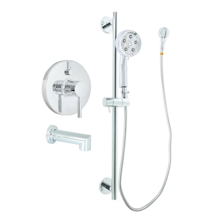 Speakman Neo Diverter Trim, Shower and Tub Combination, ADA, Polished Chrome, 1.75 GPM SLV-1451-ADA-E175