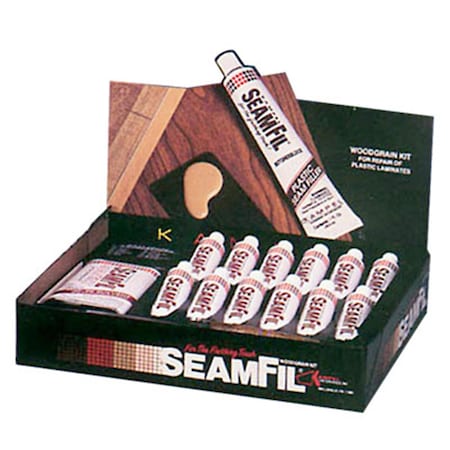 Kampel 12 Color-Solvent-Knife Standard Woodgrain Kit KA136939
