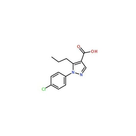 Ak Scientific 1-(4-Chlorophenyl)-5-propyl-1H-pyrazole-4-carboxylic acid (250mg), CAS 175137-17-4 5710AD-250mg