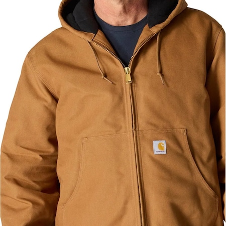 Carhartt Men's Jacket, Cotton, Brown, S 106673-BRNSREG
