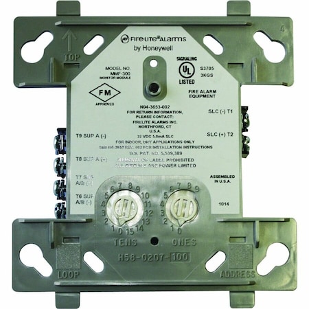 Honeywell Monitor Module, 2-Wire Smoke Detector MMF-300