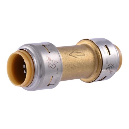 Sharkbite SharkBite 1/2 in. D X 1/2 in. D Brass Spring Loaded Check Valve UR2008A