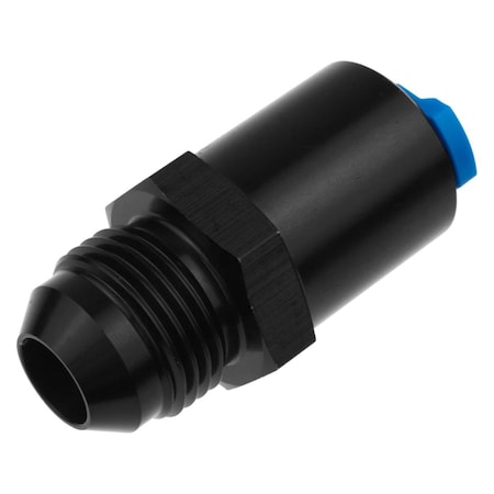 Pertrechos Male -6An To 0.37 in. Clip Rail, Black PE3072772