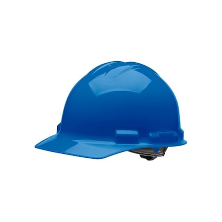 Malta Dynamics Hard Hat, Polyethylene, Ratchet, Blue HHB1004