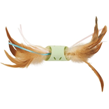 Smartykat Flutter Roller Soft Rolling Feathers & Ribbons Cat Toy 38505-94997-024